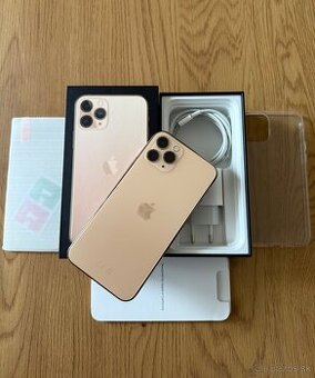 iPhone 11 Pro 64 gb Gold - komplet príslušenstvo, záruka