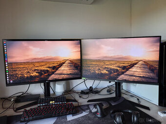Predám 2ks herný IPS monitor LG 1440p 144hz 27” LG 27GL850-