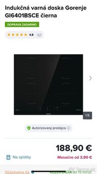 Gorenje indukčná varná doska