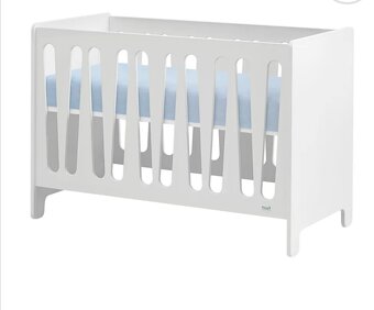 Postieľka Pinio Moon+ matrac, perinky, obliečky