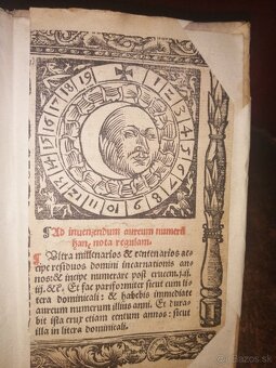 Stará vzácna kniha  z roku 1738