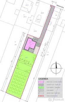 Veľký stavebný pozemok Brunovce, 1761m2 + IS pred pozemkom