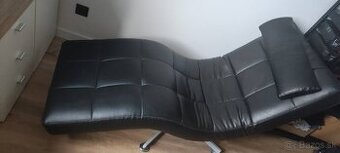 Predám kožené polohovateľné ležadlo / kreslo – TOP stav