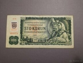 100 Kčs Bankovky - 1