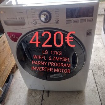 Pračka LG na 17kg cena 420€
