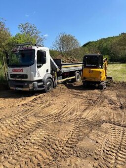 Trojstranny sklapač s hydralickou rukou VOLVO FL 240