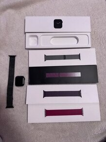 apple watch 6 LTE (esim) 44mm chirurgicka ocel a 3 remienky