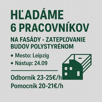 Pracovníci na fasády