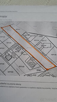predám pozemok vhodný na stavbu rodinného domu