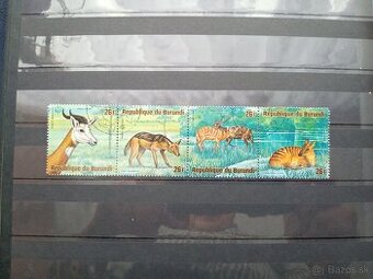 Poštové známky č.256 - Burundi - fauna II.