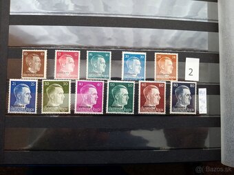 Poštové známky č.329 - REICH a obsadené územia