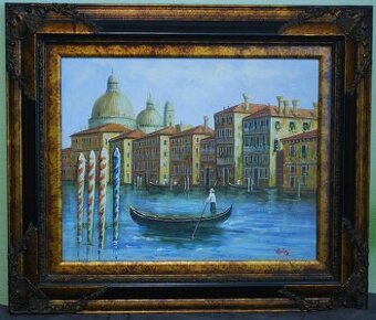 OBRAZ - Olejomaľba - Benátky