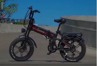 Skladaci Elektricky Bycikel 2x 1000 W 20 Ah Fatbike