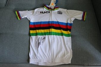 Santini UCI World Champion dres s podpisom Petra Sagana