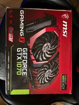 Predám grafickú kartu nVidia GeForce GTX 1070 8GB - 1