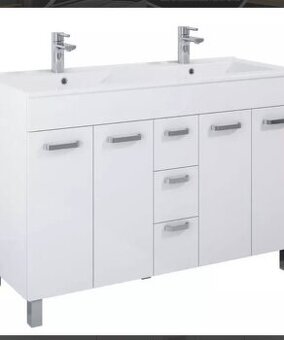 Skrinka s dvojumyvadlom 120cm