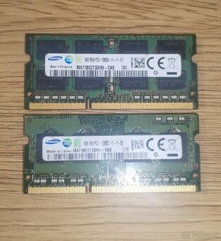 NOTEBOOK RAM DDR3 2x4GB