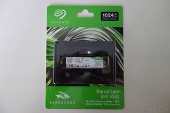 1TB SEAGATE BarraCuda SSD m.2 NVMe - Nový