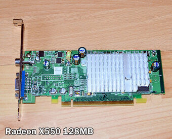 Radeon X550 128MB VRAM