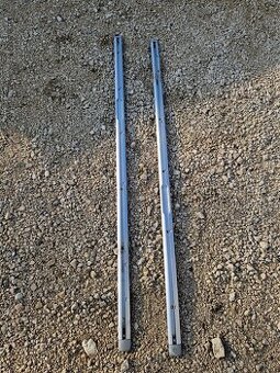 Chrómové strešné lišty VW Touareg 7l