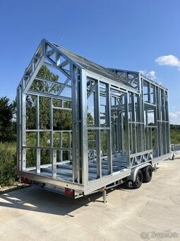 Tiny House s podvozkom a konštrukciou na - na dokončenie