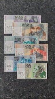 Sada bankoviek SR - Bimilénium 2000, stav N