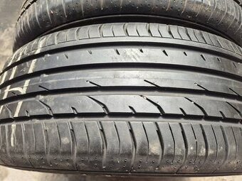215/55 r18 letné 4 ks CONTINENTAL dezén 7,5 - 6 mm