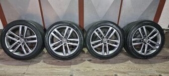 Predám orginal VW elektrony 5x100 r16 et46 J7, 215/45 letné