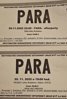 Para - koncert a afterparty
