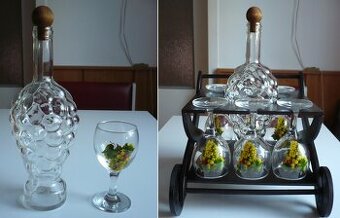 vínová súprava,karafa, krčahy...