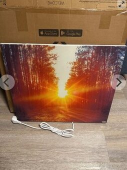 Infra ohrievač Wonderwall Air Art Infinite – 60x50 cm, 300 W