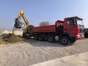 Výkopové a zemne práce-kolesový bager, minibager
