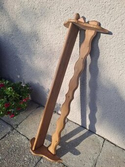 Masivna stara drevena retro policka - 1