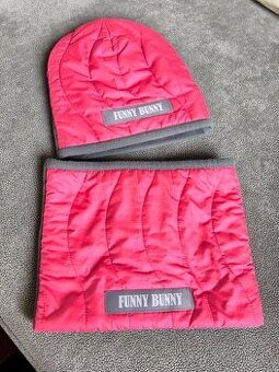 Čiapka + nákrčník funny bunny