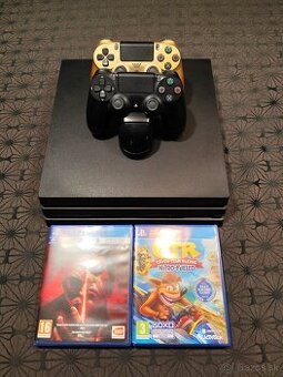 Ps4 1tb + 2 ovládače+ 2 hry