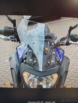 Plexi na Yamaha MT 07