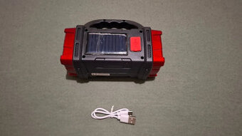 Solárna LED Baterka, červená