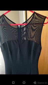 Čierne krátke šaty