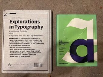 Predam knihy o typografii