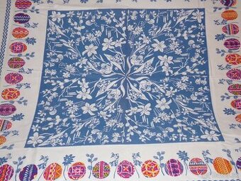 Retro VEĽKONOČNÝ OBRUS - nepoškodený