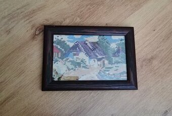 Predám vyšívaný obraz