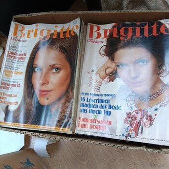 Retro časopisy BRIGITTE a PETRA (1969–1974)