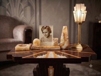 Art deco súprava Levický ónyx
