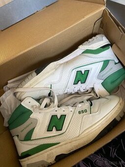 New balance 650 topánky bielo zelené