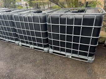 IBC 1000l Cierny Kontajner Anti-Riasovy, Nadrz, Kada, SB,PO