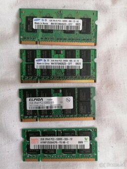 RAM 1GB alebo 2GB DDR2 SODIMM