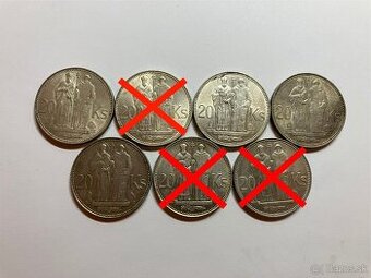 MAGNETICKÁ 20 koruna 1941 Slovenský Štát minca