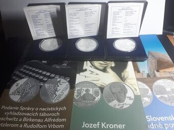 3 x proof 10€ Slovensko 2024