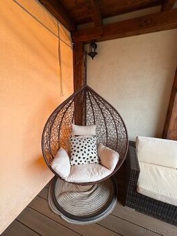 Závesné hojdacie kreslo santa cruz xl