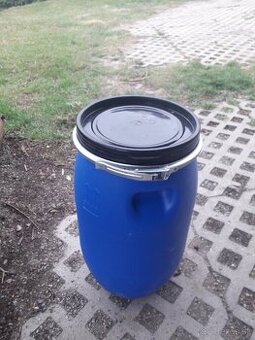 SUDY PLASTOVÉ OBJEM 35 LITRŮ-ČOKOLÁDA-POUŽITY JEDNOU